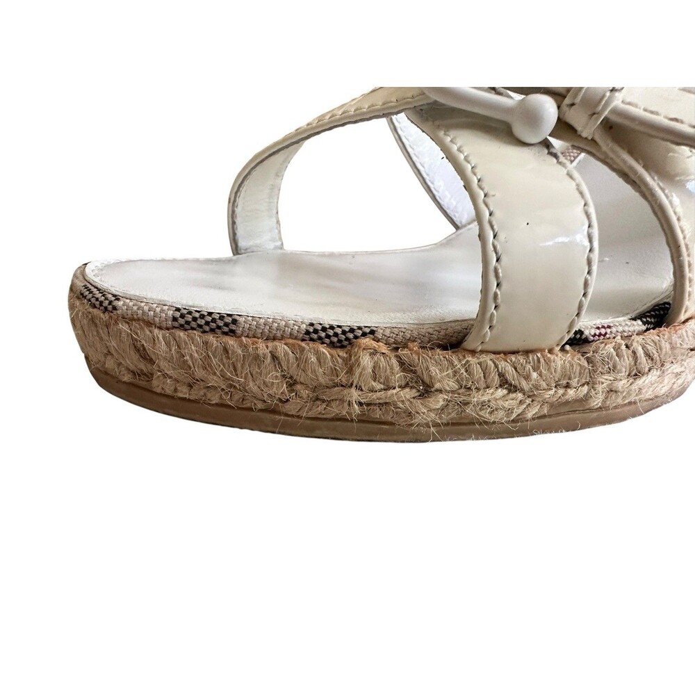 Burberry Women's Espadrille Wedge Sandals 39 - Picture 2 of 8